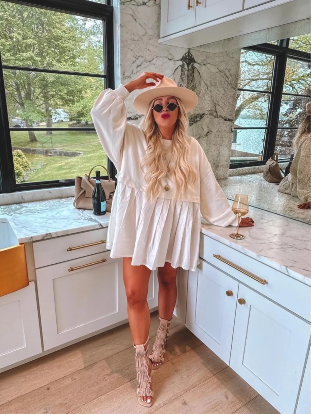 FREE PEOPLE Eleanor Ivory Tunic XS